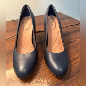 Navy blue Clark’s Heels